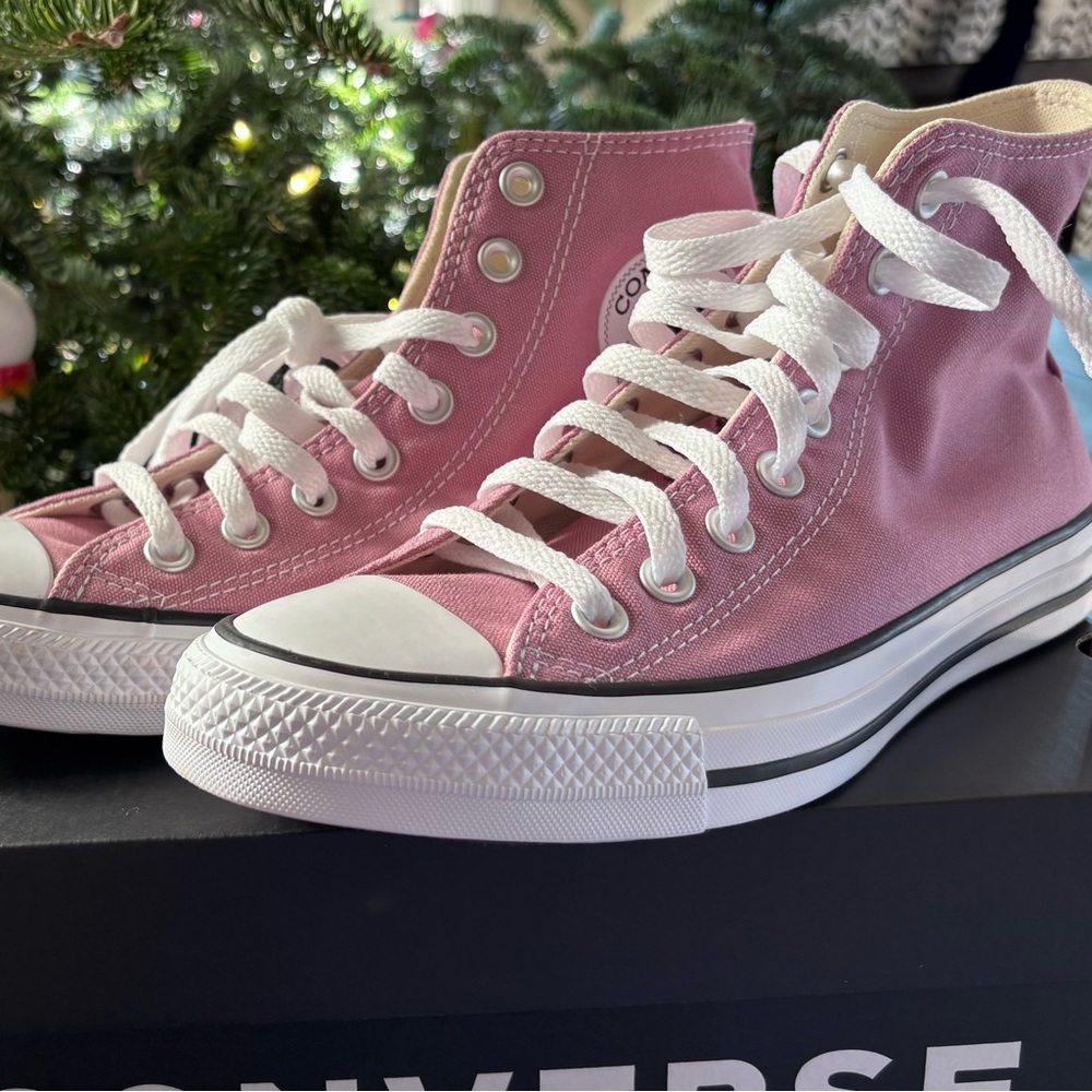 Converse Pink Chuck Taylor All Star High-Top Sneakers - Picture 4 of 4